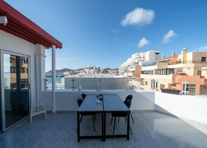 Canteras Ocean Terrace - Atico Con Terraza Y Vistas A Canteras Лас-Пальмас-де-Гран-Канарія
