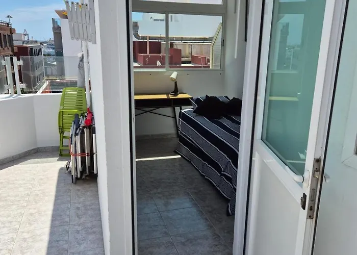 Apartamento Canteras Ocean Terrace - Atico Con Terraza Y Vistas A Canteras Las Palmas de Gran Canárias